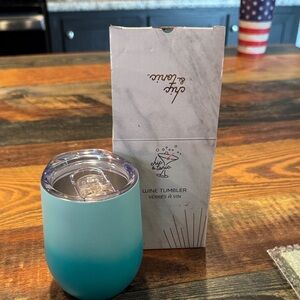 Blue Wine Tumbler